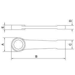 Chave Estrela de Bater 3.3/4'' (44633/026) - Tramontina Pro