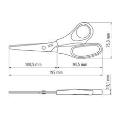 Tesoura Para Uso Geral 7'' - Tramontina