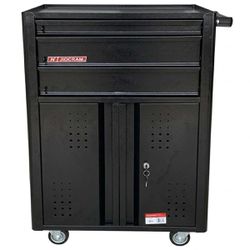 Carrinho Para Ferramentas Com 3 Gavetas Preto (NC-14) - Nocram
