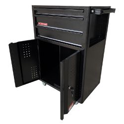 Carrinho Para Ferramentas Com 3 Gavetas Preto (NC-14) - Nocram