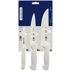 Jogo de Facas Premium Branco Com 3 Peças (24499/811) - Tramontina