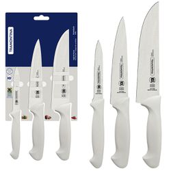 Jogo de Facas Premium Branco Com 3 Peças (24499/811) - Tramontina