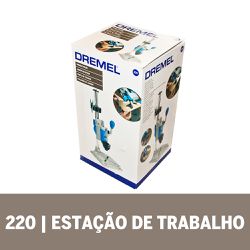 Kit Dremel Micro Retífica 4000 + Estação de Trabalho + Brocas