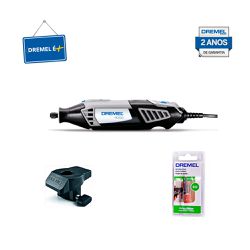 Kit Dremel Micro Retífica 4000 + Guia + Ponta Montada