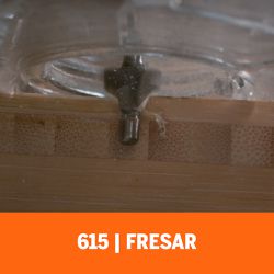 Fresa Para Arredondado De Cantos Em Madeira 615 - Dremel 