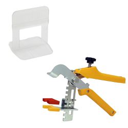 Espaçador 1,0mm (500 Uni.) + Alicate Nivelador - Cortag