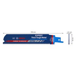 Lâmina de Serra Sabre Thick Tough Metal 10 pçs - Bosch 
