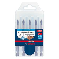 Jogo de brocas Bosch EXPERT HEX-9 Hard Ceramic 5x90mm