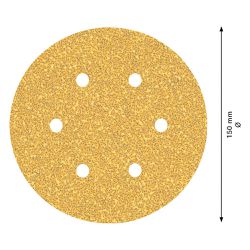 Disco de lixa Expert C470 150mm G40, 50 peças - Bosch 