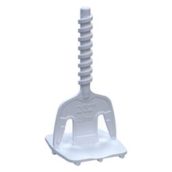 Kit Porca Niveladora Easy Spin 50und (62616) + Espaçador Easy Spin 2,0mm 50und (62604) - Cortag
