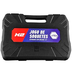 Jogo de Soquetes Estriados Com 22 Peças 1/2'' (20-211-S10) - K2