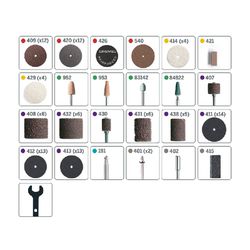 Kit de Acessorios Uso Geral 110 PÇS (Mod. 709) - DREMEL
