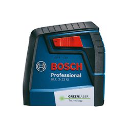 Nível a Laser de linhas verdes cruzadas 12 metros Bosch GLL 2-12 G 