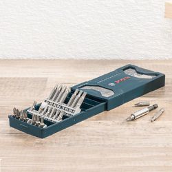 Kit de Pontas para parafusar Bosch Mini X-Line com 25 Peças