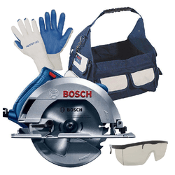 Kit Bosch Serra circular GKS 150 127V + Bolsa + Brindes - Bosch