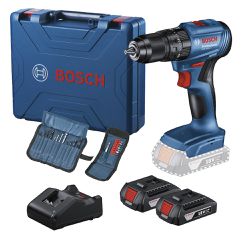 Furadeira Parafusadeira Impacto 18V GSB185-LI 2 Bat. 23 AC - Bosch 