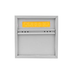 Caixa de Correio de Grade ou Embutir 230x110x230cm Cinza COR-3 - FERCAR