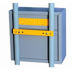 Caixa de Correio de Grade ou Embutir 230x110x230cm Cinza COR-3 - FERCAR