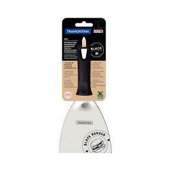 Espátula Black Burger em Aço Inox e Cabo de Polipropileno Preto 4'' - Tramontina 