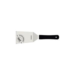 Espátula Black Burger em Aço Inox e Cabo Polipropileno Preto 6'' - Tramontina 