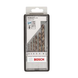 Jogo de broca para metal Bosch HSS-Co Robust Line 2-8mm 6 peças