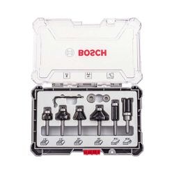 Jogo de fresas Bosch Standard encaixe de 1/4'' 6 peças
