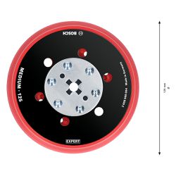 Prato autoaderente para lixadeira excêntrica Bosch EXPERT 125mm