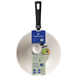 Wok Loreto em Alumínio Antiaderente 24cm / 2,2L Bege (27805/345) - Tramontina