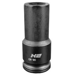 Soquete de Impacto Sextavado Longo 3/4'' em Milímetros - K2