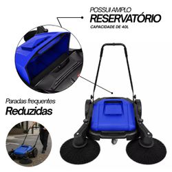 Varredeira Manual Para Pisos Com Reservatório 40L (JFVC004) - K2