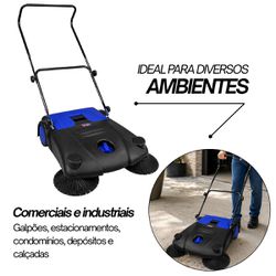 Varredeira Manual Para Pisos Com Reservatório 14L (JFVC002) - K2
