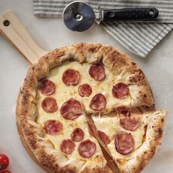 Kit Tábua em Madeira + Cortador de Pizza (10239/763) - Tramontina