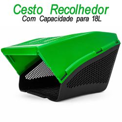 Cortador de Grama Elétrico Com Recolhedor 1100W (WM-350) - Trapp
