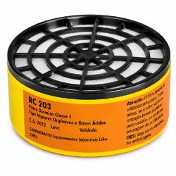 Kit Com 02 Filtros Para Respirador RC203 (012120412) - Carbografite
