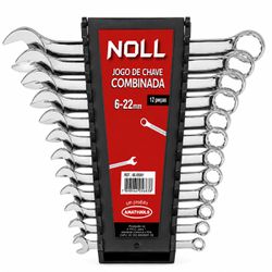 Jogo de Chaves Combinadas 6 - 22 mm com 12 Peças (408,0001) - Noll