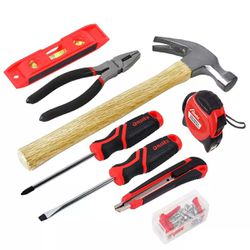 Carrinho Para Ferramentas Cinza Com 1 Gaveta + Jogo de Ferramentas 8 Peças - Fercar
