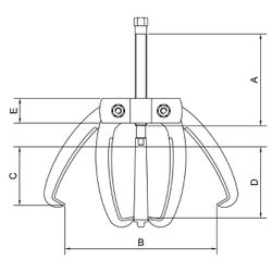 Saca Polia Com 3 Garras 6'' (44029/006) - Tramontina Pro