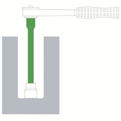 Extensão Para Soquetes Curta 1/4'' - 4'' (44804/104) - Tramontina Pro