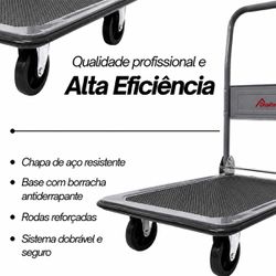 Carrinho de Carga Dobrável Plataforma (FPT150B) - Onsite