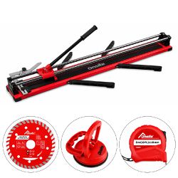 Cortador Para Pisos 120cm Com 3 Discos Diamantados, Ventosa Simples e Trena 3m - Onsite