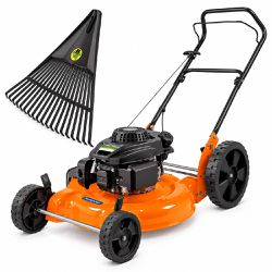 Cortador de Grama a Combustão CC50M 6Hp 500mm + Vassoura Plástica Preta 18D – Tramontina