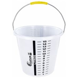 Balde Graduado Transparente Com Capacidade de 15L (2039) - Lupus