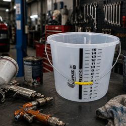Balde Graduado Transparente Com Capacidade de 15L (2039) - Lupus