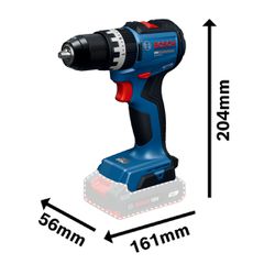 Parafusadeira Furadeira de Impacto GSB 18V-52 Com Maleta Carregador 2 Baterias 23 acessórios (06019S01E3-000) - Bosch