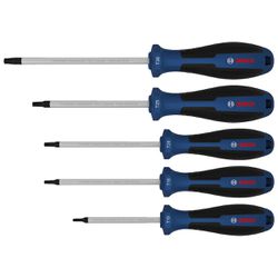 Jogo de Chaves de Fenda Torx Com 5 Peças (1600A039PG) - Bosch Pro