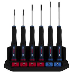 Chave de Precisão Fenda / Phillips Com 6 Peças (1600A039PL) - Bosch Pro
