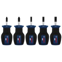 Jogo de Chaves de Fenda Toco PH / SL Com 5 Unidades (1600A03HU6) - Bosch Pro