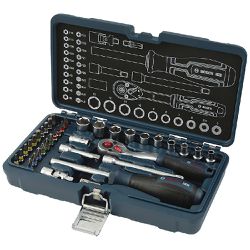 Jogo de Soquetes 1/4'' Com 35 Peças (1600A03AC7) - Bosch Pro