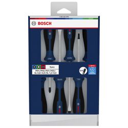 Jogo de Chaves de Fenda PH/PZ/SL Com 6 Peças (1600A039PF) - Bosch Pro