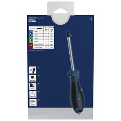 Jogo de Chaves de Fenda PH/PZ/SL Com 6 Peças (1600A039PF) - Bosch Pro